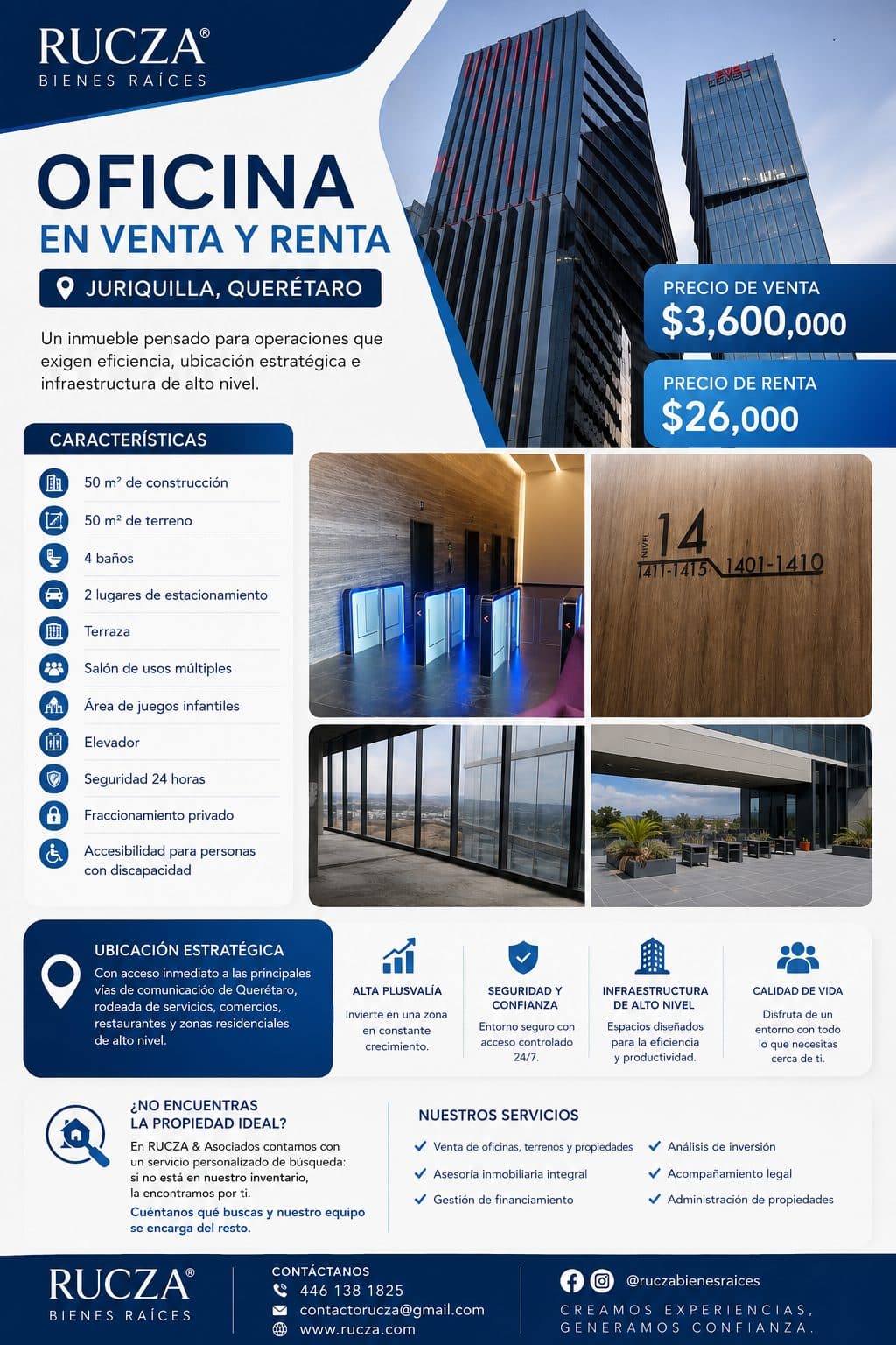 OFICINA ¡Atención Inversionistas! Oficina de Lujo en Venta (Antea)