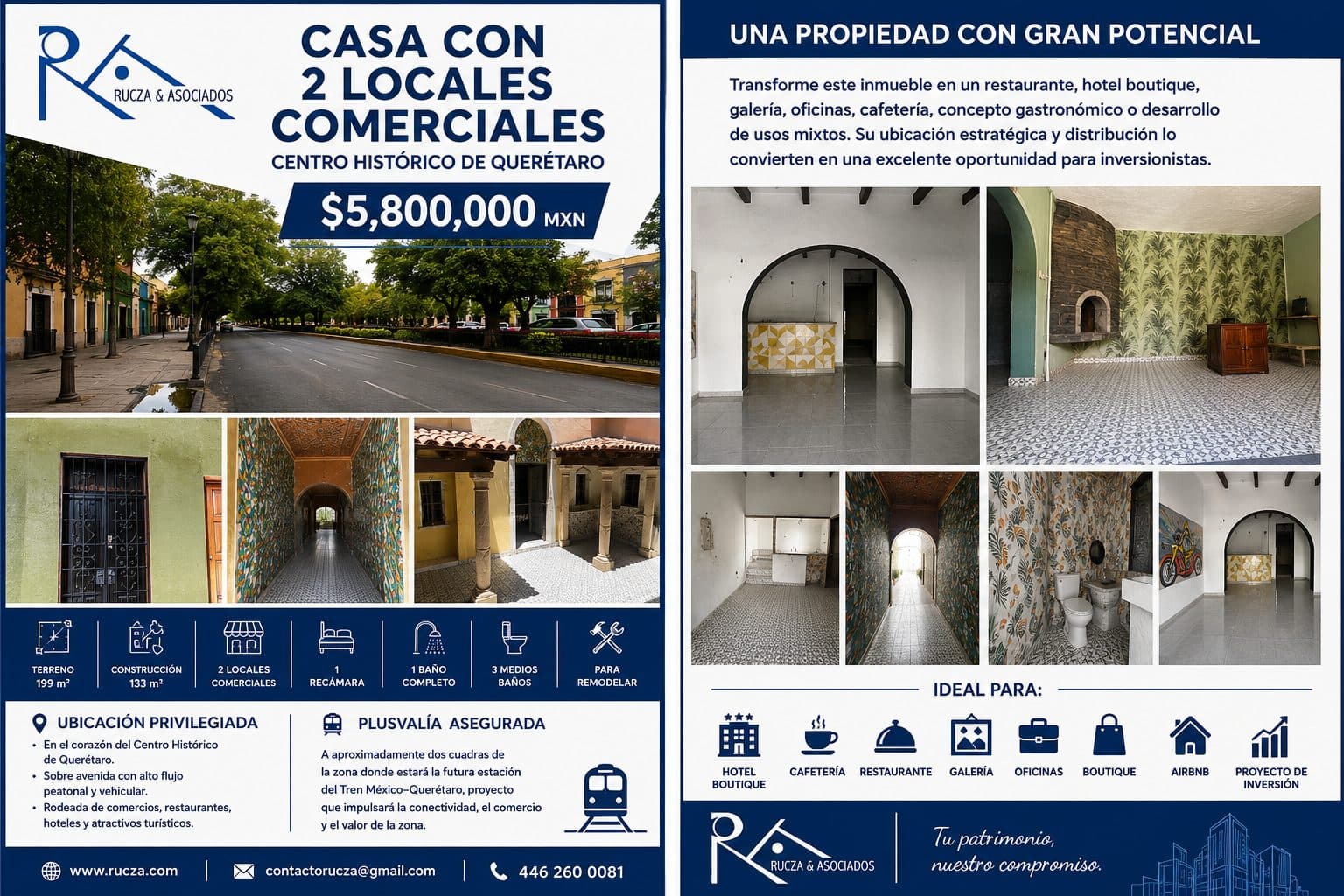Casa en el Centro Histórico de Querétaro